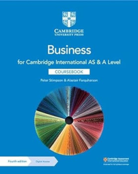 Cambridge International AS & A Level Business Coursebook with Digital Access (2 Years)